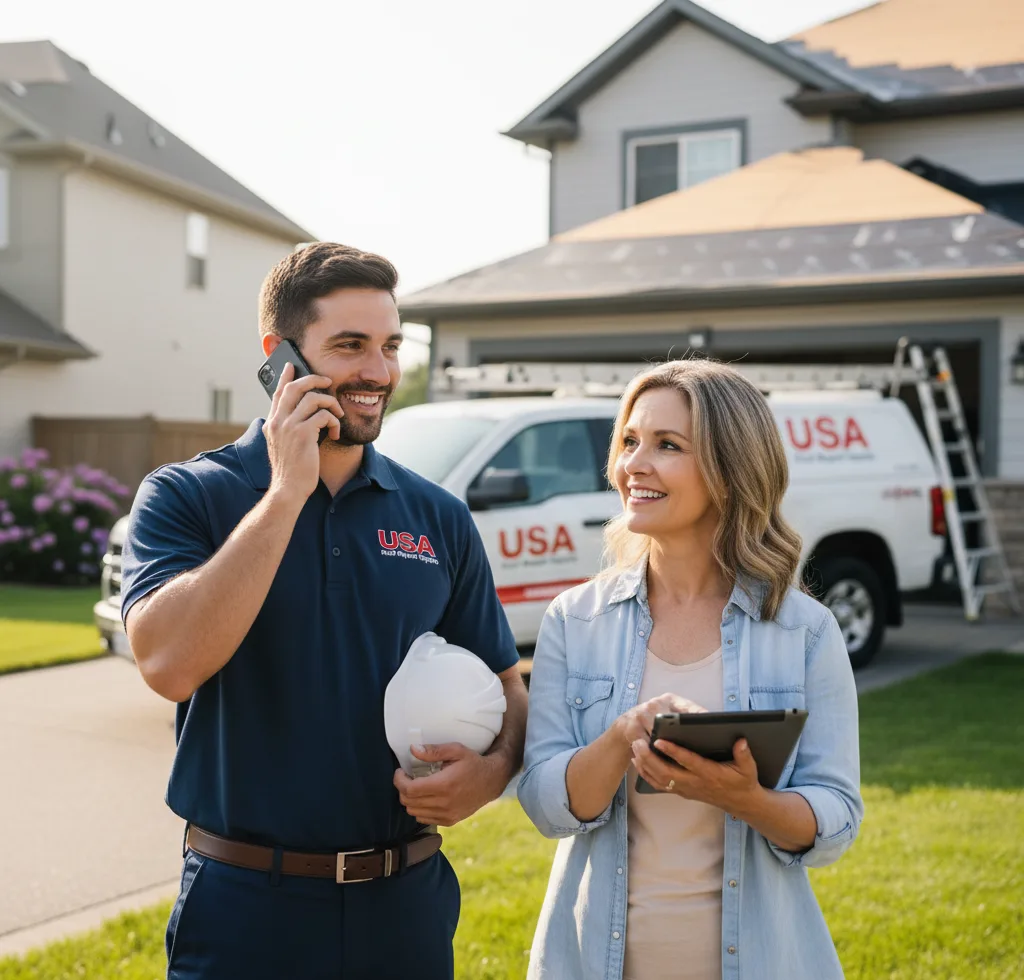USA Roof Repair Experts customer support in Peoria